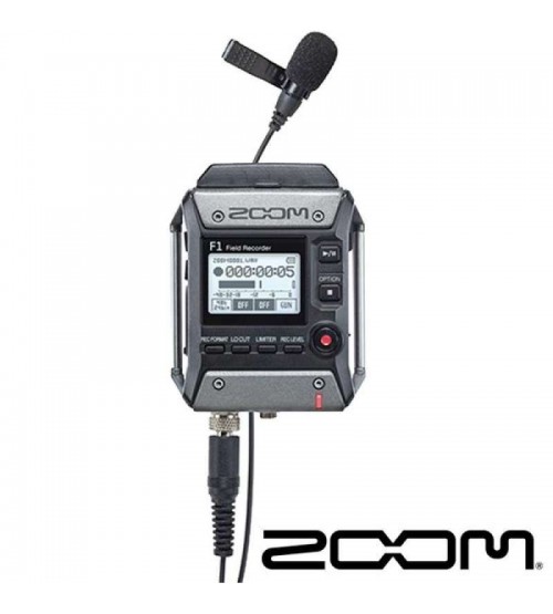 Zoom F1 LP Field Recorder with Lavalier Microphone